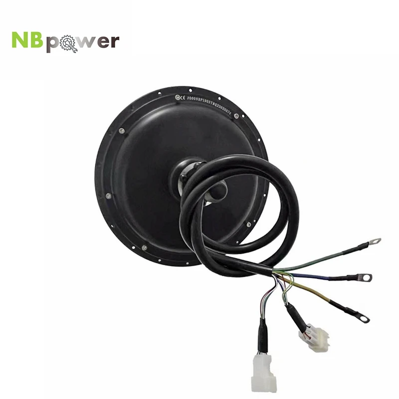 NBpower 48-72V 3000w 5000w 170mm/190mm dropout Fat Bike Brushless Hub Motor for Electric Bicycle Fat Ebike Hub Motor 80-90kph