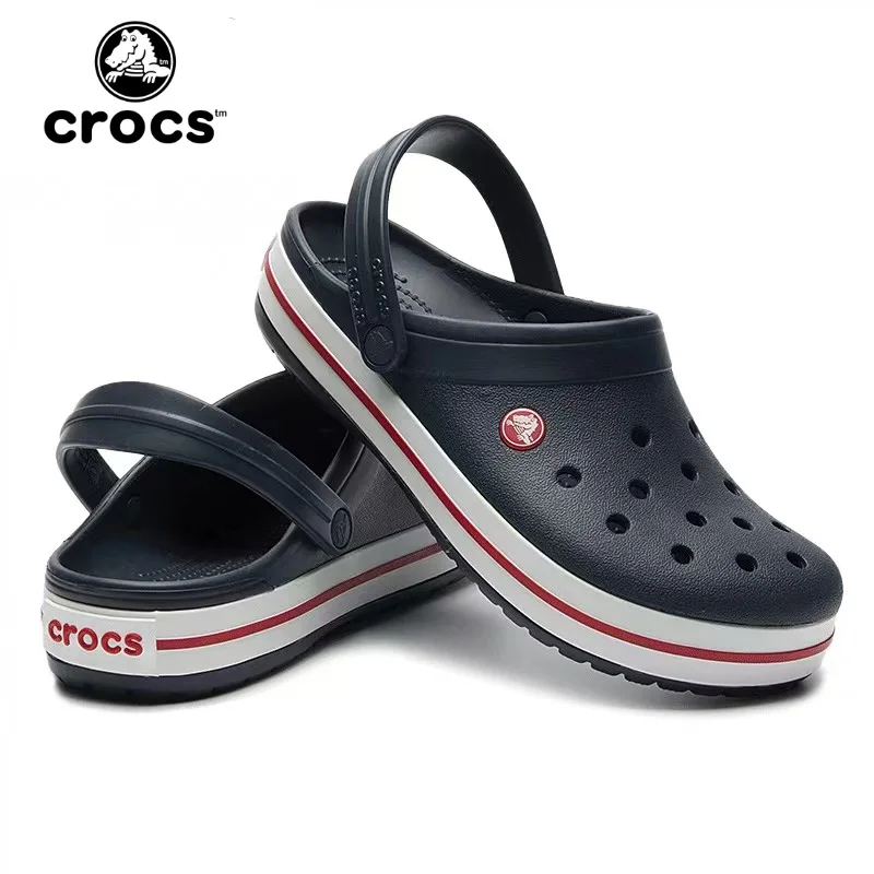 Crocs 11016, классические мужские и женские повседневные сандалии, унисекс, слипоны с закрытым носком, уличная дышащая пляжная обувь