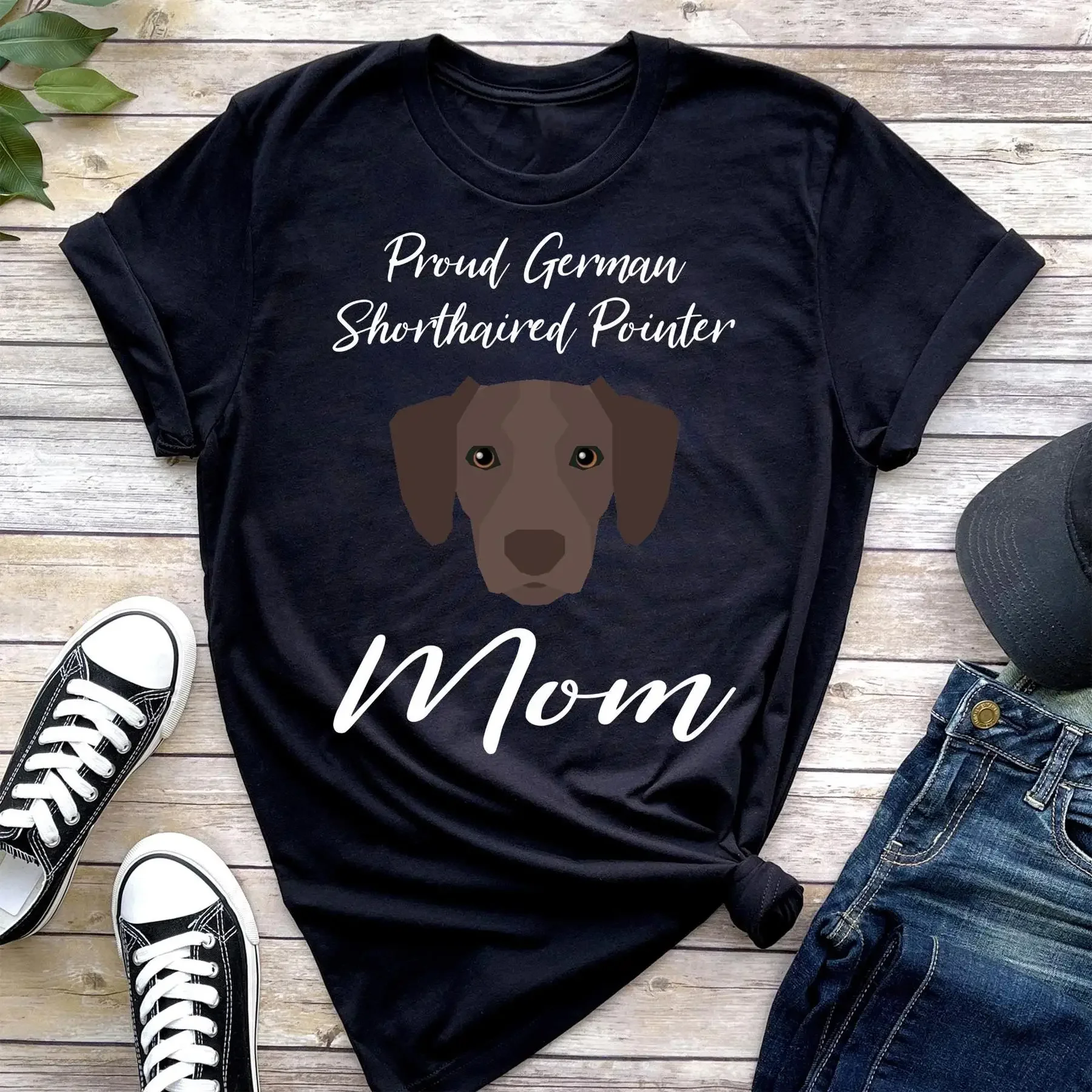 Orgulloso puntero alemán de pelo corto mamá camiseta regalo para Terrier Dog Mama camiseta