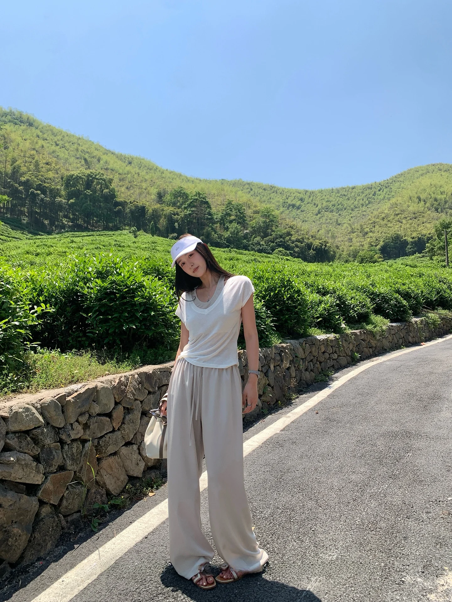 

Летние прохладные шелковые атласные брюки прямого кроя для женщин, тонкие, с высокой талией, широкие, в пол