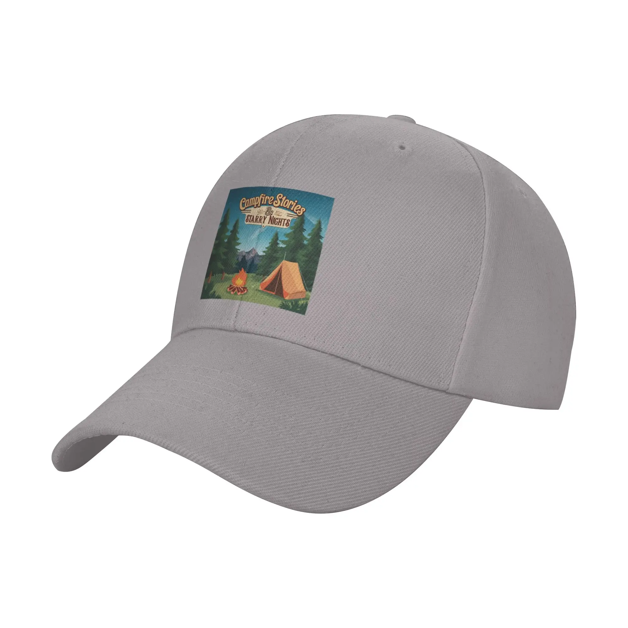 Campfire Stories   Starry Nights Trendy Baseball Cap Road Trip Adjustable Strap Snapback Cap