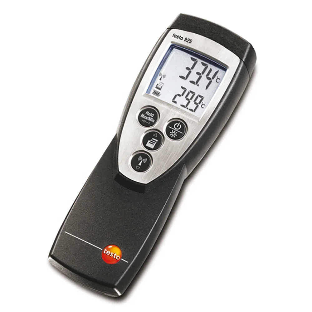 

Testo 925 Тип K термометр одноканальный цифровой прибор для измерения температуры 0560 9250