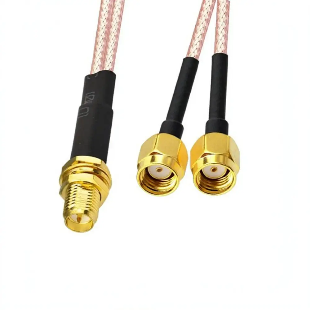 RG316 High Frequency Cable For JX SMA Adapter RP SMA To Dual SMA Signal Distributor Wireless Network Antenna Extension Cord