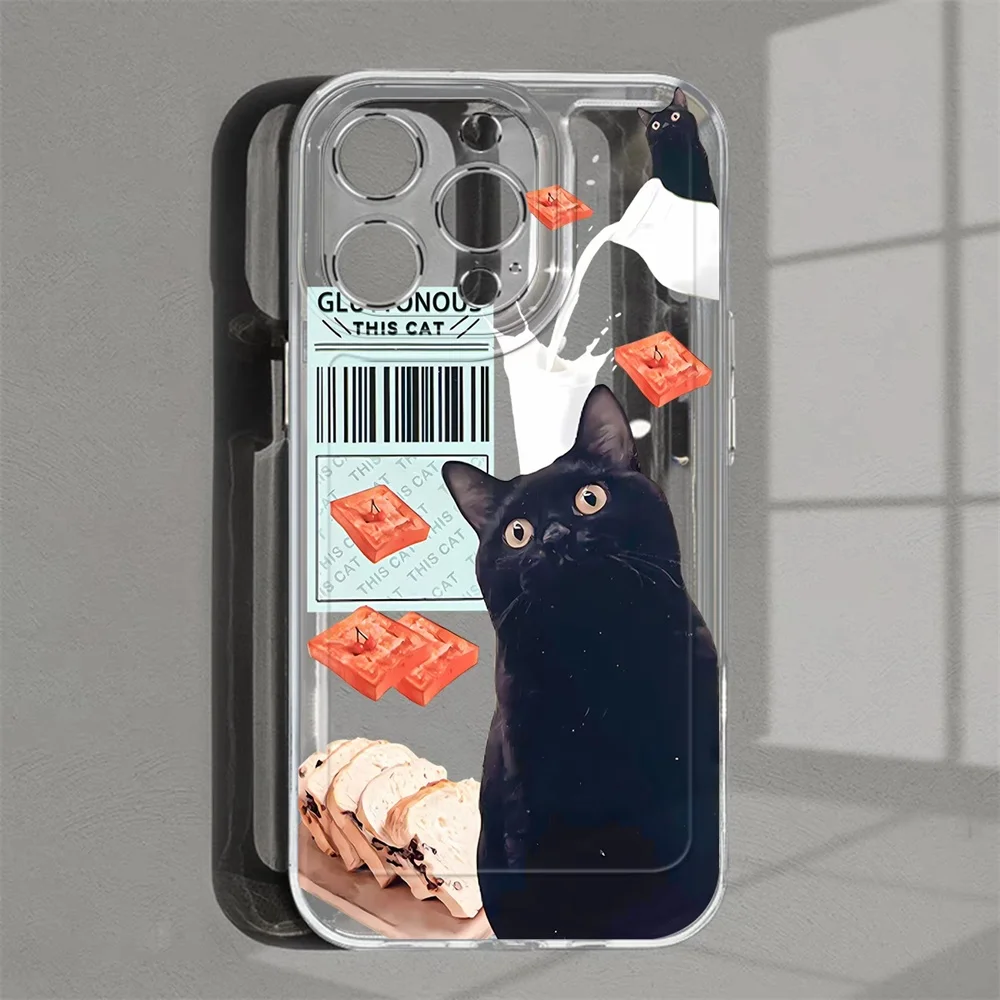 حافظة لهاتف آيفون 17 16 15 11 12 14 13 Pro Max Mini X XS XR 7 8 Plus SE 16E غطاء ناعم مقاوم للصدمات