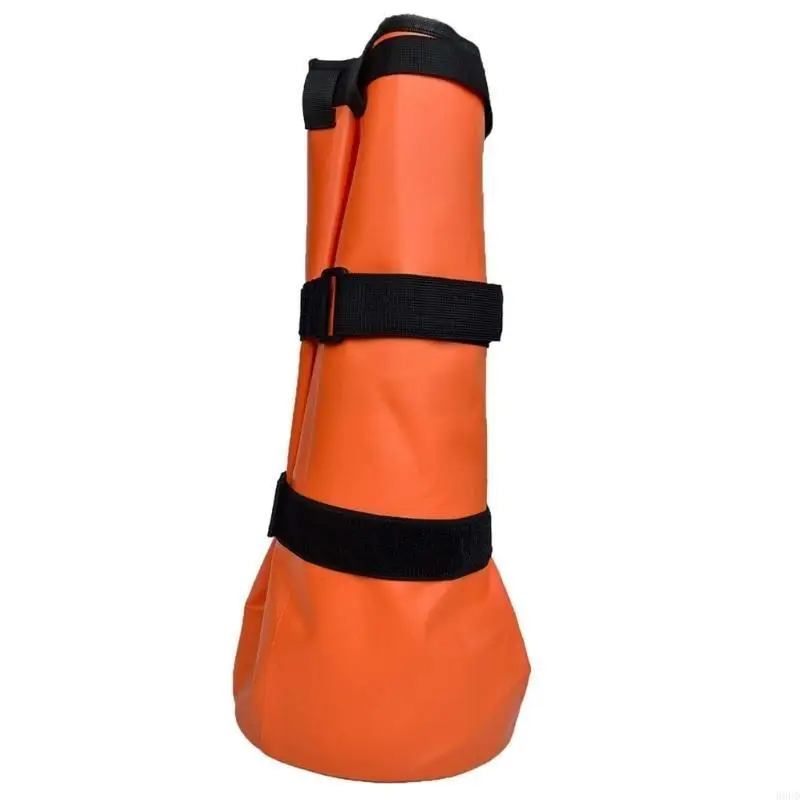 Práctica bota remojo cascos PVC con banda elástica, bolsa remojo caballo ajustable para limpiar y mantener los