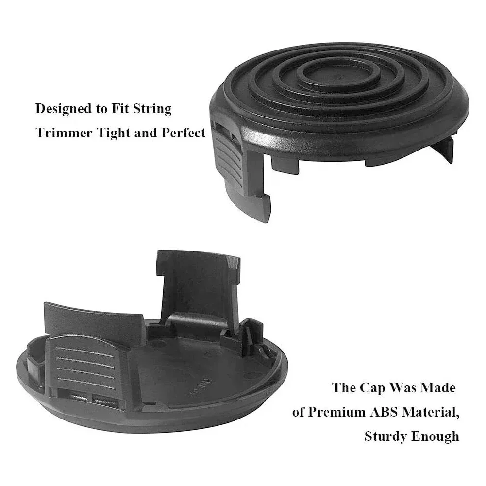 Linha de carretel para WORX WA0014, WG168, WG184, WG190, WG191, cortador de cordas, peças, acessórios, 2pcs Cap, 6pcs