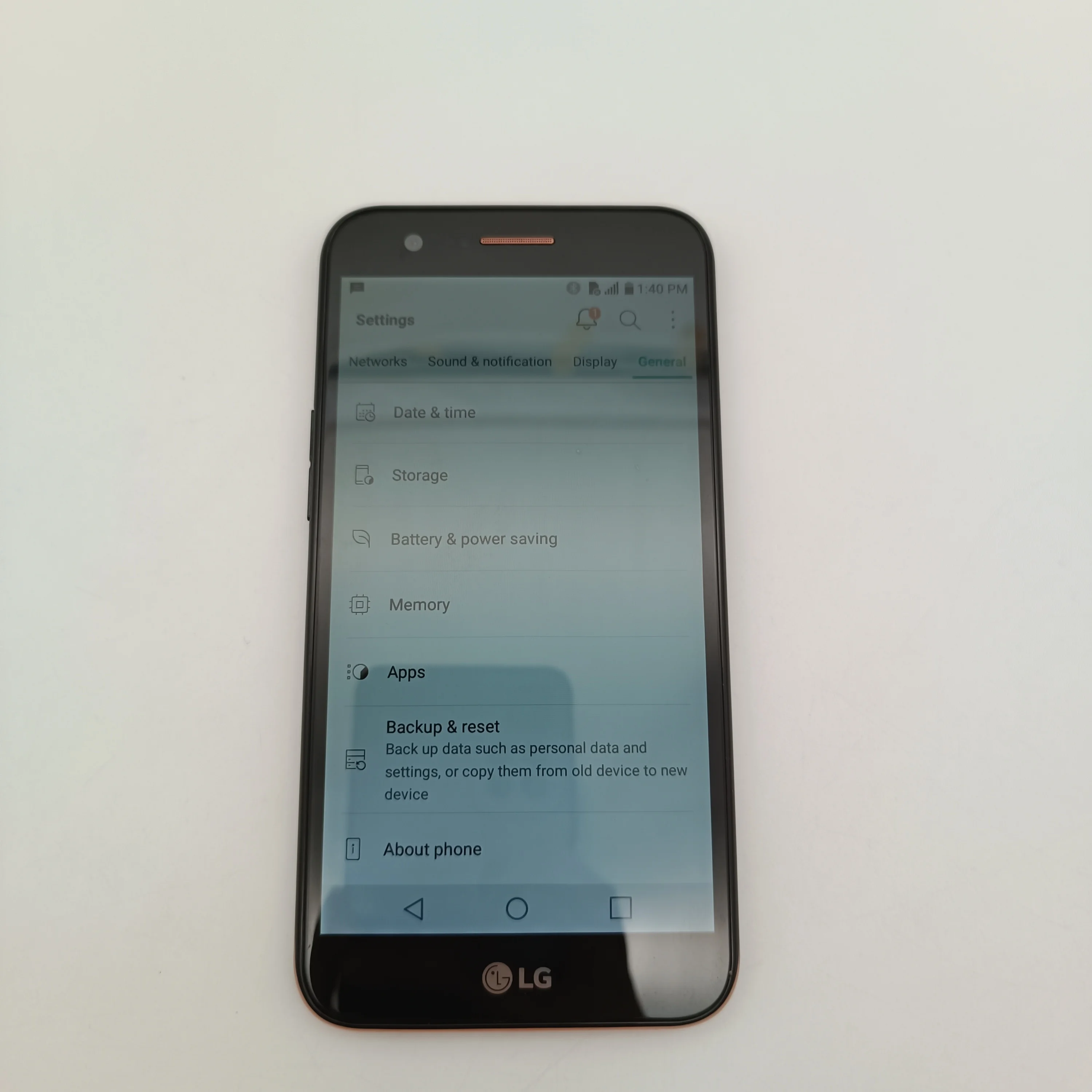 الأصلي مقفلة LG K10 (2017) 5.3 "2800mAh16GB 2GB RAM مكبر الصوت شحن سريع الهاتف المحمول في حالة جيدة