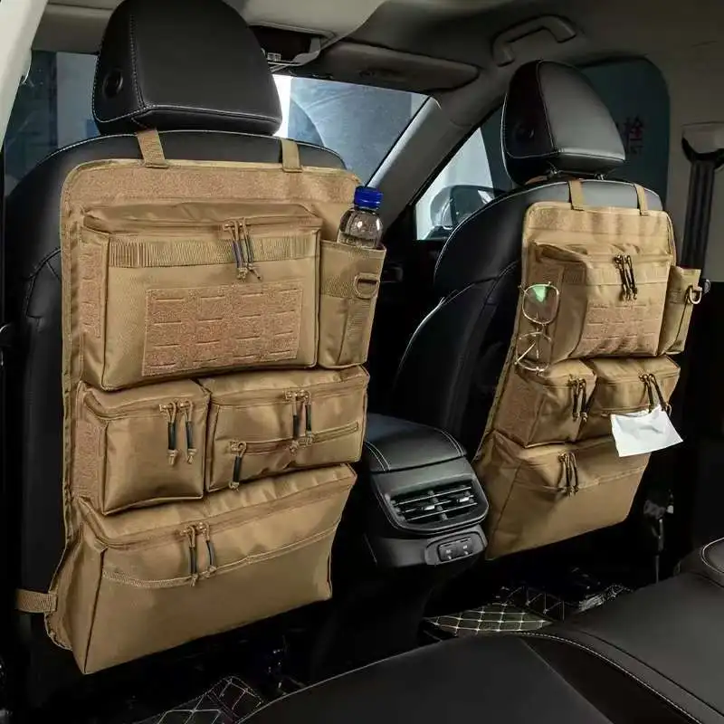 Multifunktionaler Gepäck-Organizer und Aufbewahrungstasche, taktische Aufbewahrungstasche für die Rücksitze im Auto, hängende Rücksitztasche für den Außenbereich