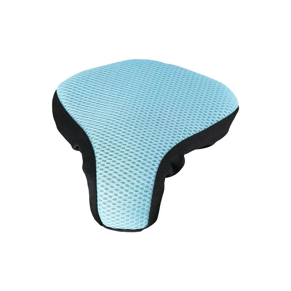 Selim de bicicleta 3d macio capa de assento de bicicleta ciclismo almofada de assento de silicone ciclismo respirável sela confortável bicicleta
