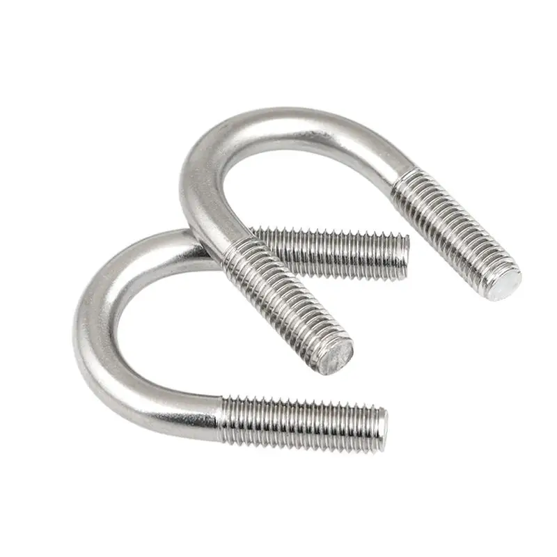 

10pcs/lot DIN3570 Stainless Steel U-shaped Tube Clamp U-bolts M6*8/10/12/14/16/18/20/22/25/27/33/38/42/45/48/51/57/60-133