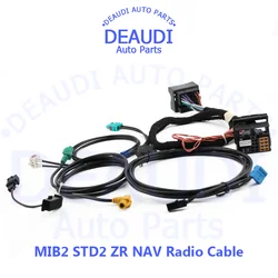 Rádio profissional instalar cabo adaptador, chicote de fios para VW Golf 7 MK7 Passat B8 MQB Tiguan, MIB2, STD2, ZR, instalar atualização