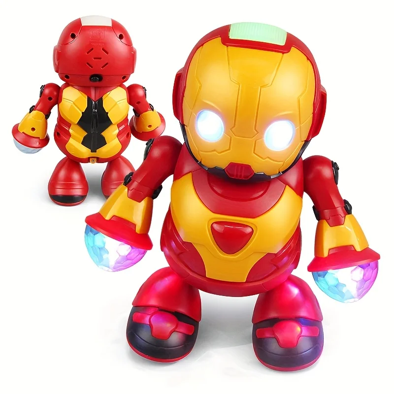 

Kids Toys, Toddler Toys, Kids Robot Rotating, Super Hero Toys, Dance Toys With Music Light, Toys For Ages 2+, Gifts Idea