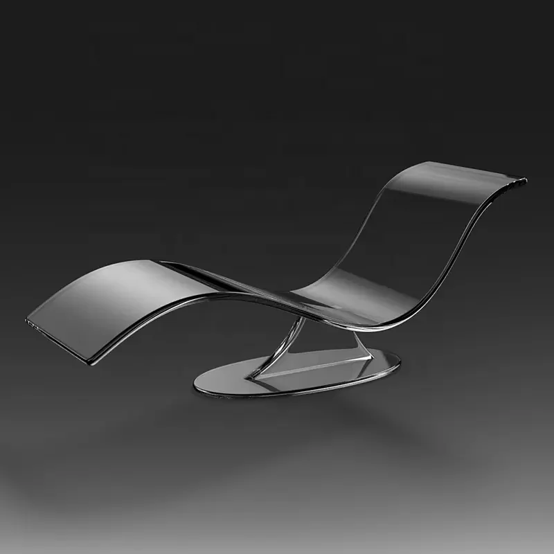 Transparent hanging chair rocking balcony sofa with lounge chair