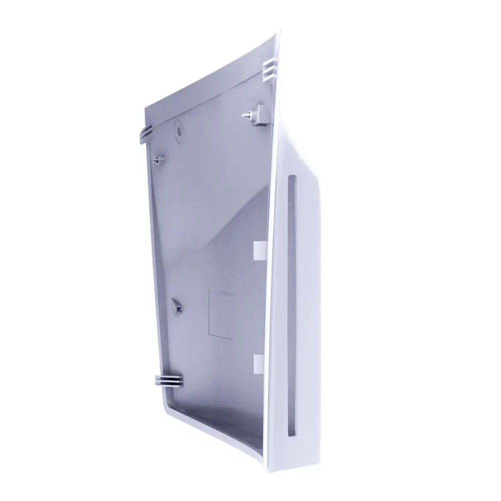 Premium Hard White Panels ABS One Parts Shell Case Replacement Faceplate Cover for PS5 Slim Disc Digital view 5