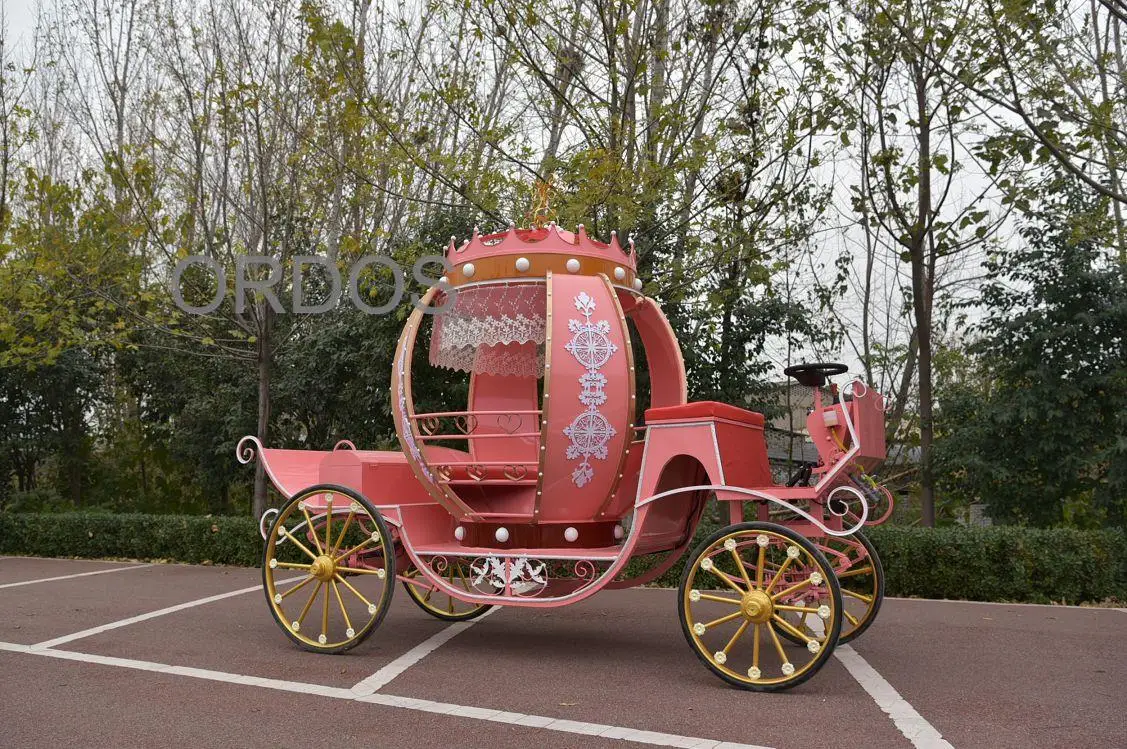 Cinderella horse carriage for sale Factory Price Hollow pumpkin carriage Customized Beautiful modern horse carriage