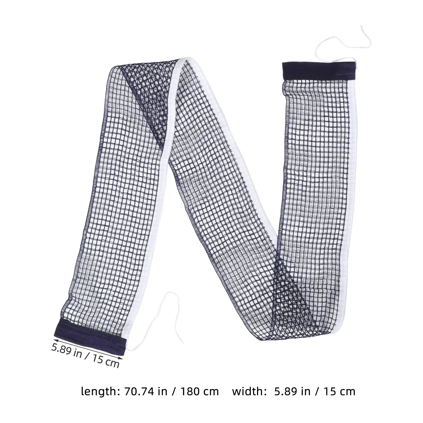 Polyester-Cotton Table Tennis Net Tight Mesh Quick Assembly Portable Foldable Replacement Mesh Net Trainer for Indoor Outdoor