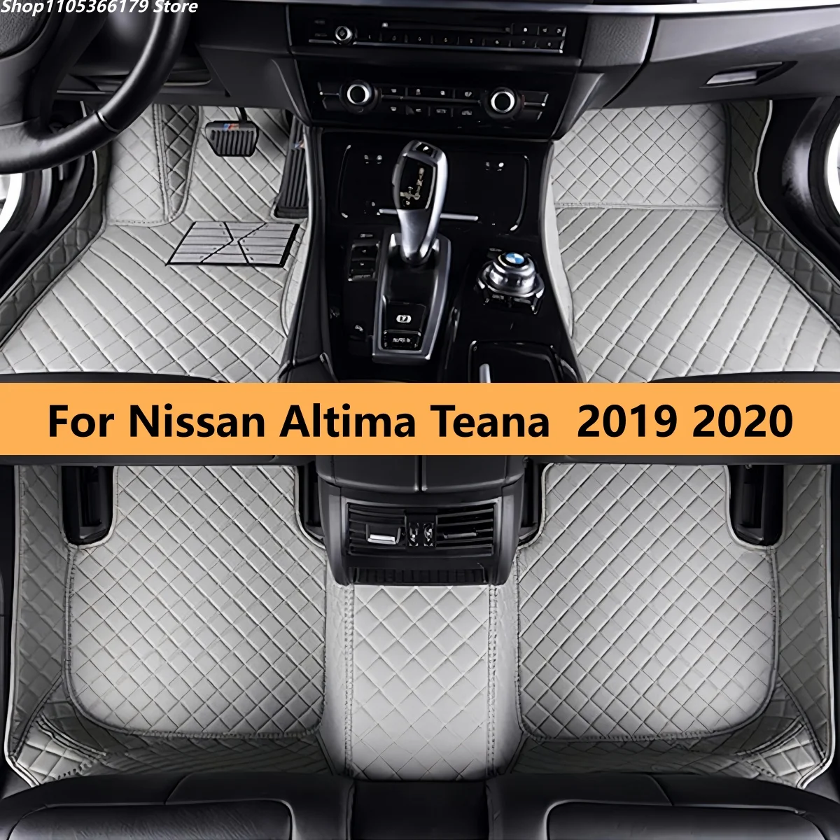 

Vehicle Leather Carpets Pads For Nissan Altima Teana 2019 2020 Auto Leather Foot Mat Rugs Carpet Pads