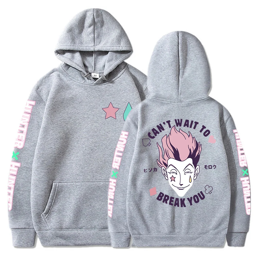 Anime Hunter X Hunter Hisoka Manga Hoodies Fashion Men Women Sweatshirts Casual Cartoon Harajuku New Sports Hoodies Sweatshirts