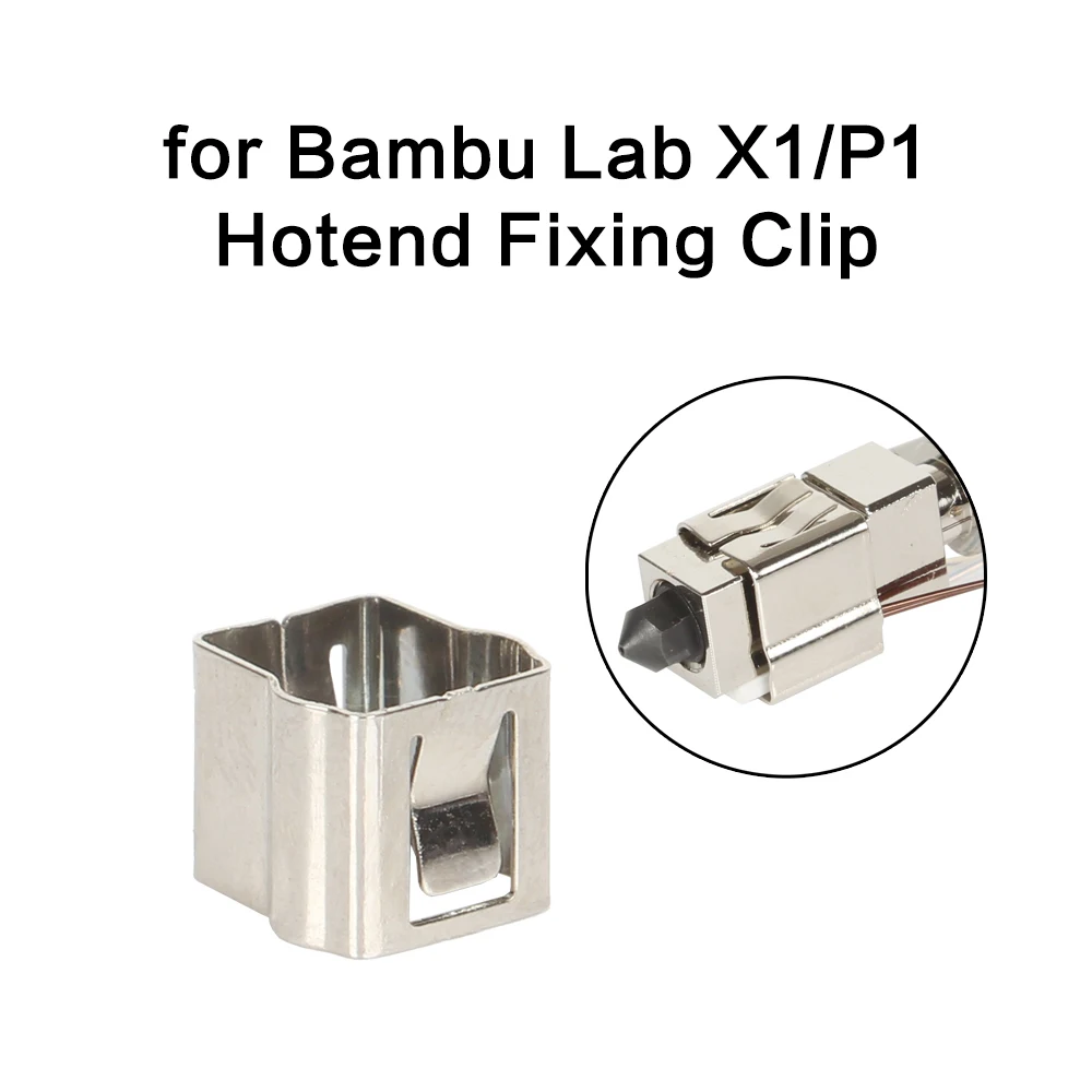 10/20/40pcs Fixing Clip For Bambu Lab X1C/H2D/P1P/P1S Hotend Thermistor /Ceramic Heater Cartridge Clips Accessories