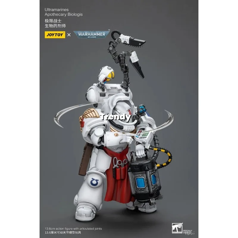【En Stock】 JOYTOY Hammer 40K 1/18 figurine Uitramarines pharmacien biologue Collection jouet classique cadeau