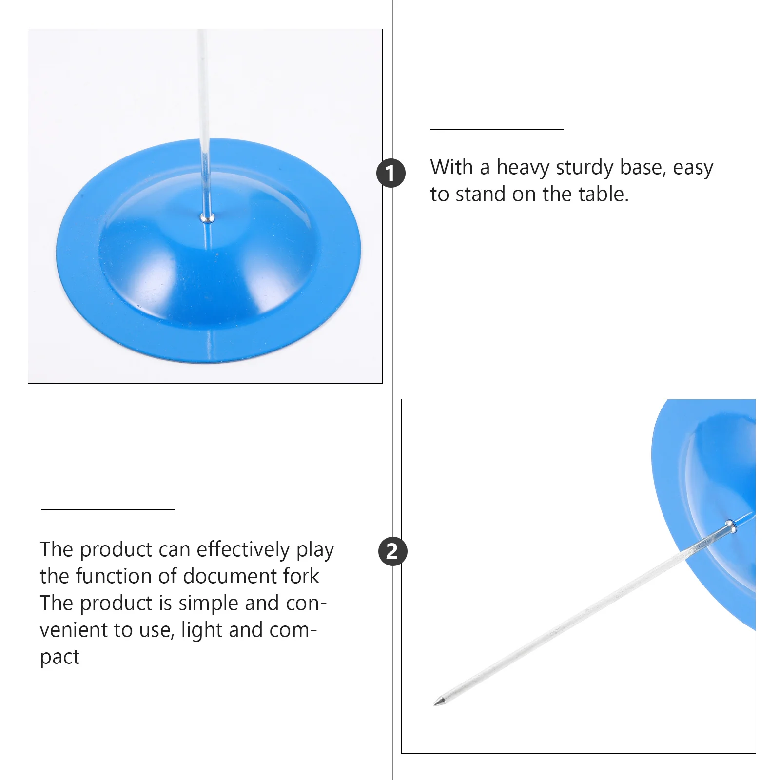 4 قطعة تحقق المغزل حامل الفولاذ المقاوم للصدأ فاتورة شوكة لمطعم مكتب عمل ورقة استلام تخزين سبايك عصا المنظم #6