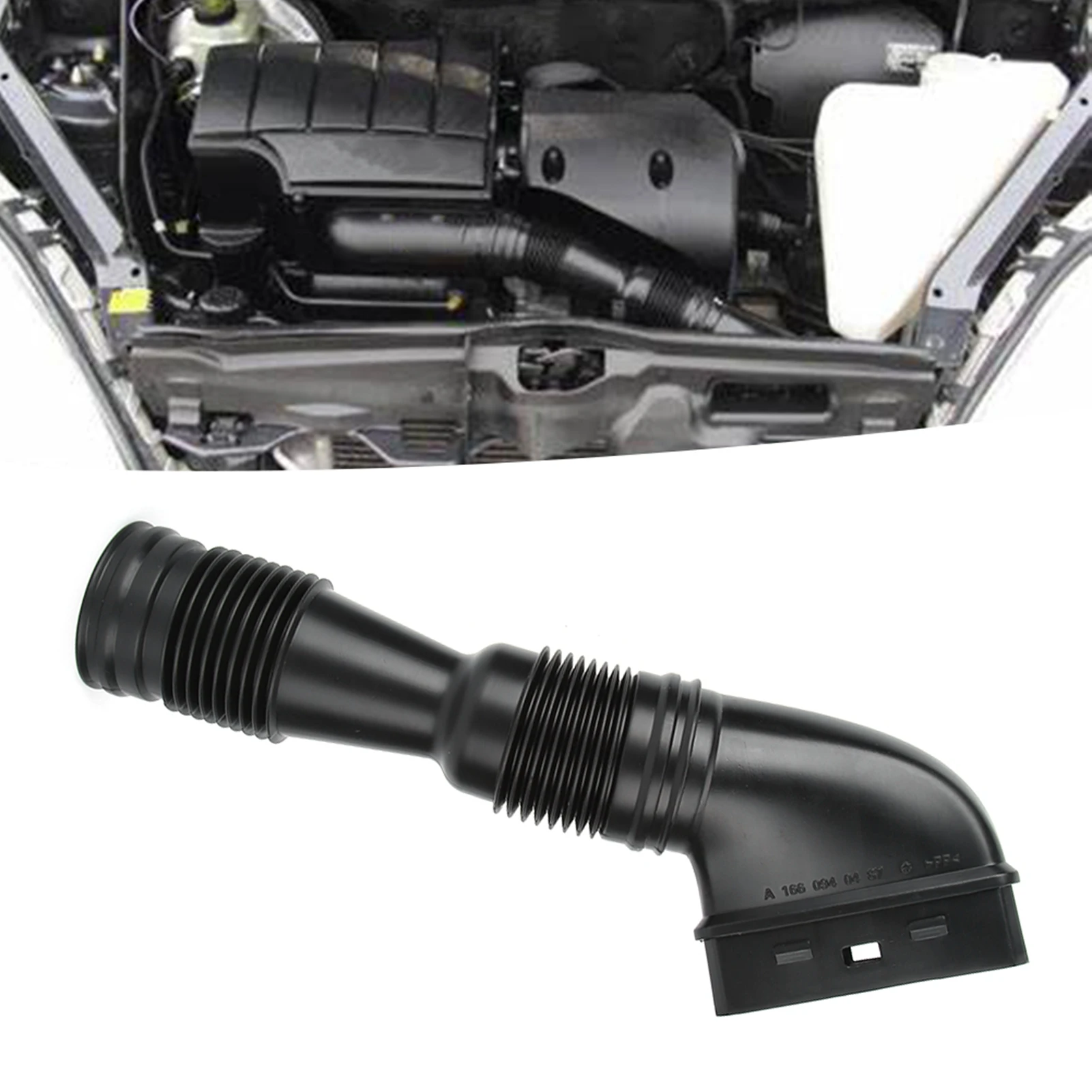 1660940487  Intake Pipe Hose Auto Accessory 1660940487 Fit for A‑Class W168 1997‑2004 Auto Accessory Auto  Intake Pipe