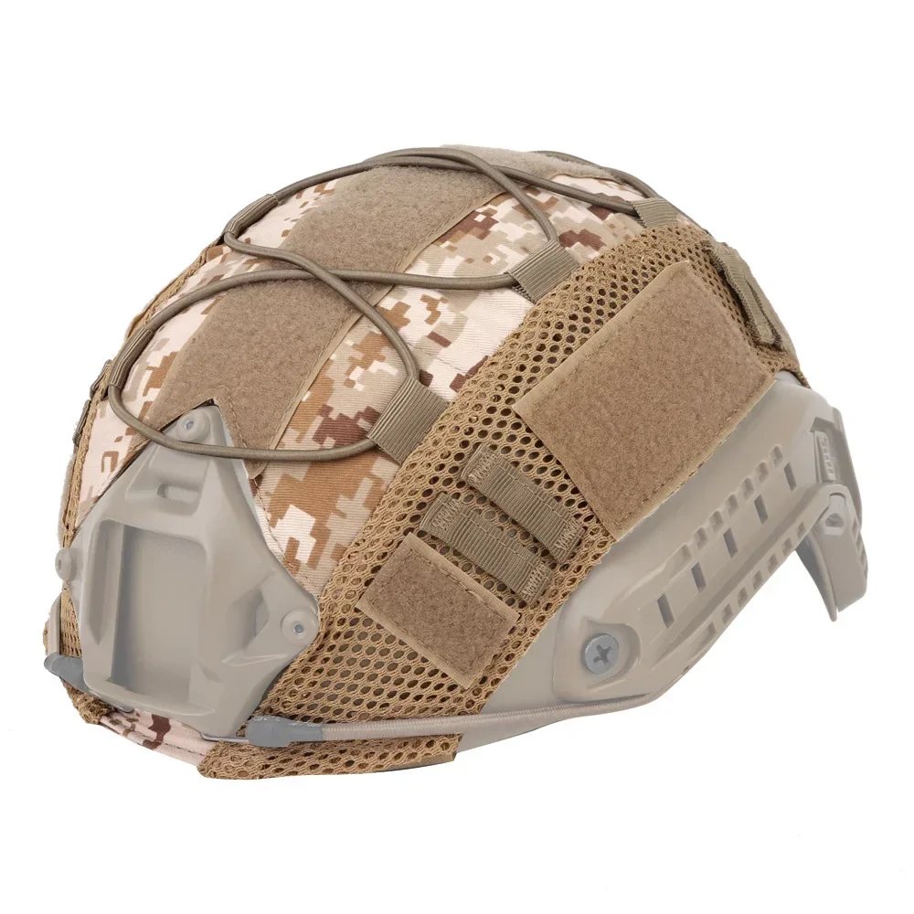 Paño para casco táctico, para uso militar rápido al aire libre CS camuflaje casco cubierta casco tela militar