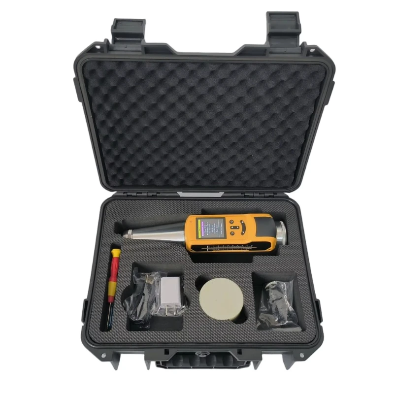 Professional concrete rebound hammer, concrete test hammer, with carrying kit, for civil engineering