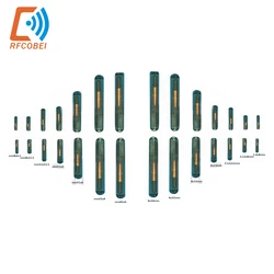 100pcs 134.2KHZ/125KHZ EM4305 12*2.12mm Chip Mini Animal Microchip Pet Rfid Syringe for Dog Id Tracking