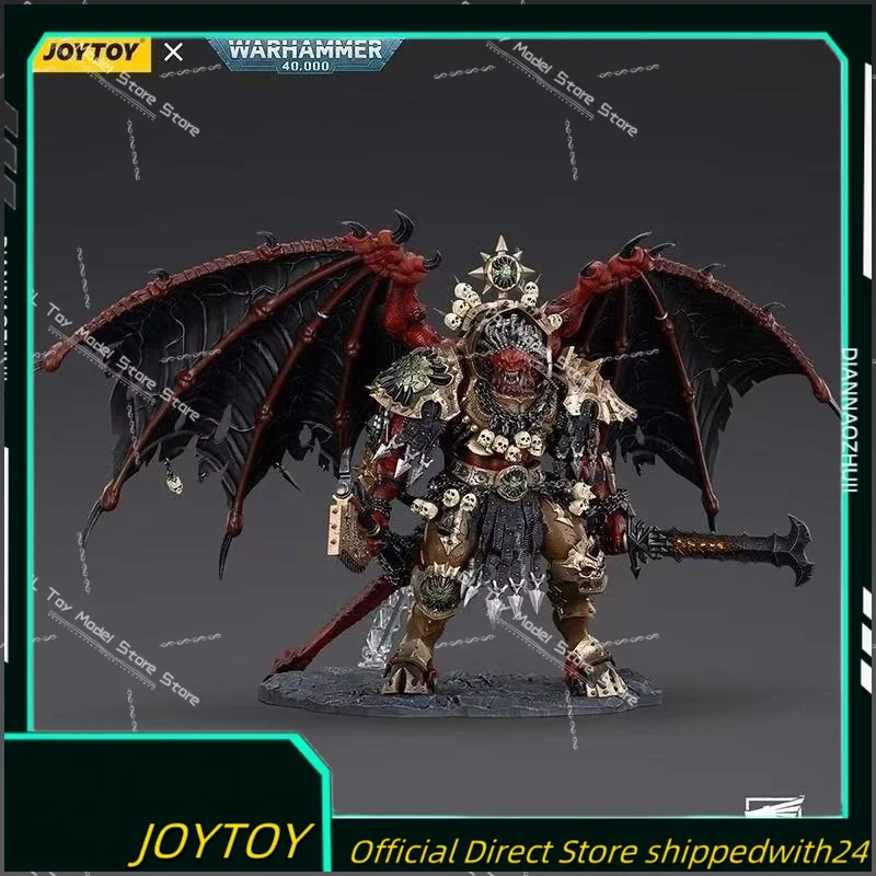 JOYTOY Warhammer 40K عمل الشكل 1/18 آكل العالم أنغرون شيطان بريمارك أوف كورن شخصيات كرتونية اللعب