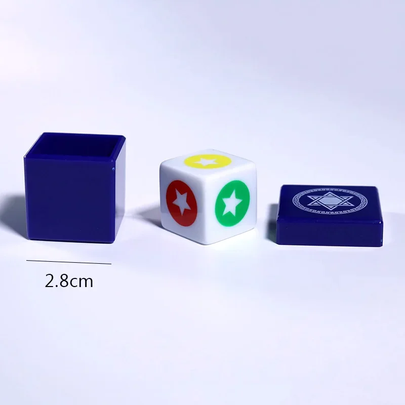 Deluxe Color Vision by Kupper Magic Tricks Color Prediction Cube Magia Close Up Street Illusions Gimmicks Mentalism Prop Kid Toy