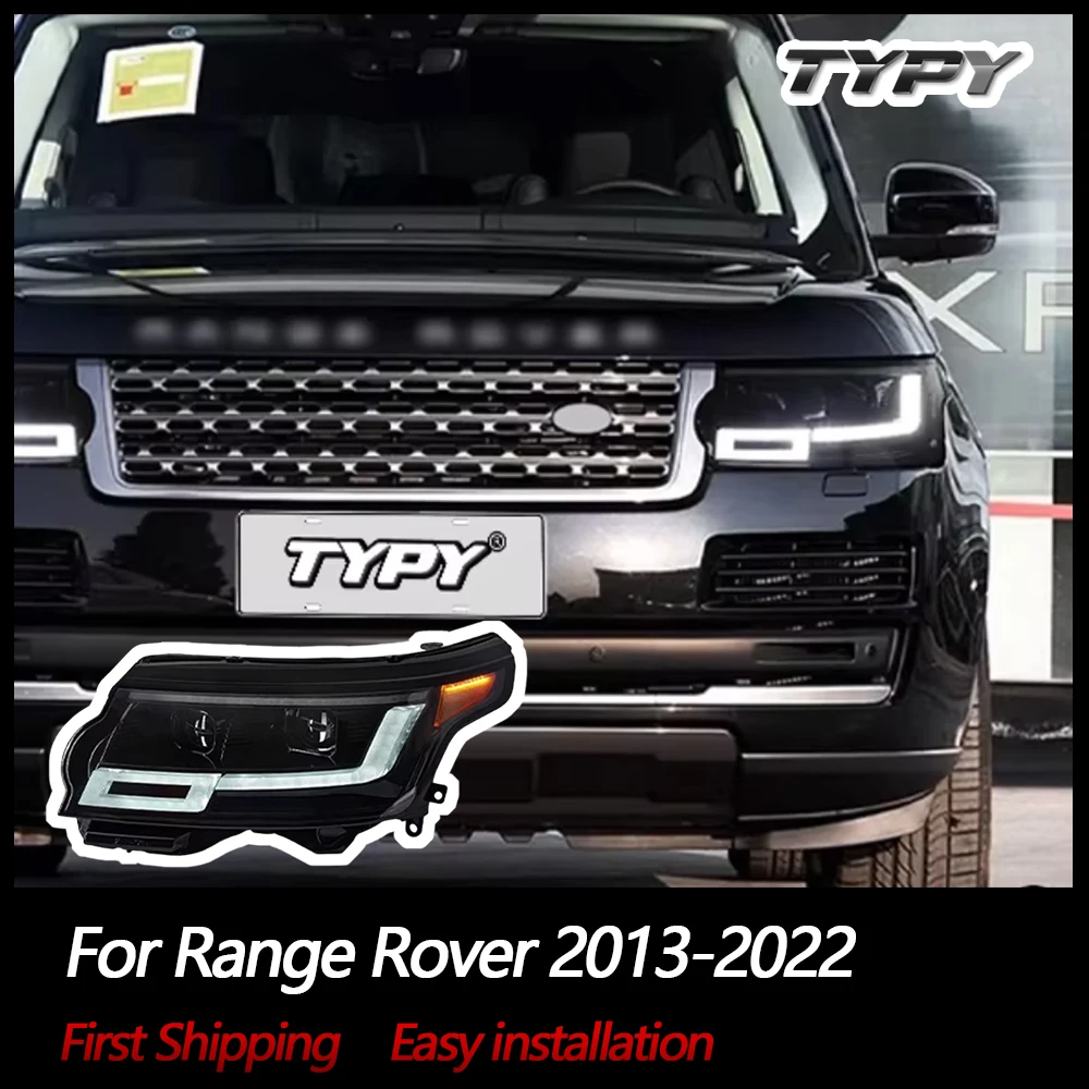 

TYPY Car Lights For Land Rover Range Rover Headlights 2013-2 LED Projetor head Lamp Daytime Running Light Automotive Accessories