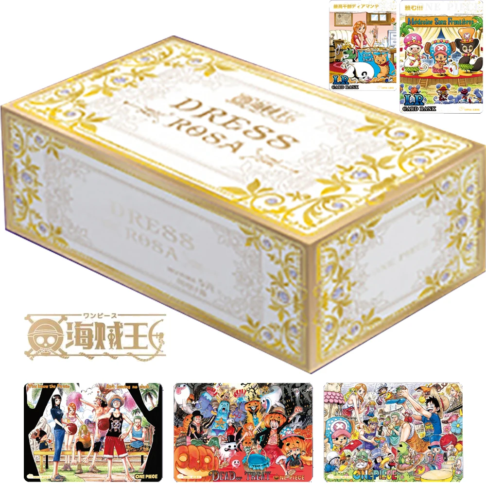 ONE PIECE Collection Card For Children Tony Tony Chopper BROOK Rare Flowing Light Diamond Flash Limited Game Card Table Gifts