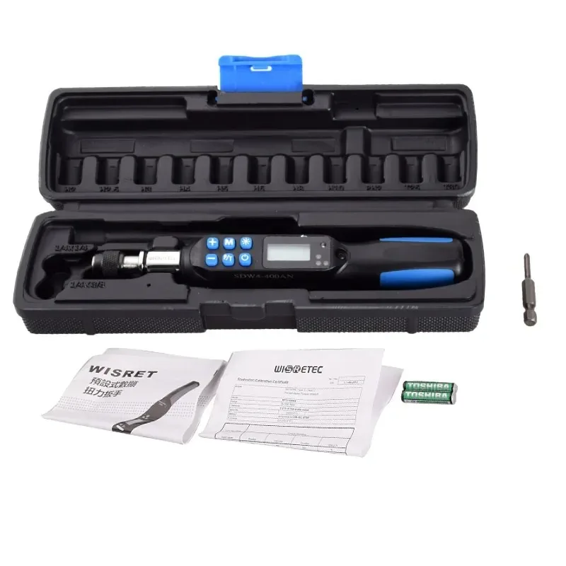 Hand-Held Digital Preset Torque Screwdriver, Adjustable High-Strength Hexagonal Bit Wrench, Repair Tool for Precision, 0.05-10N.