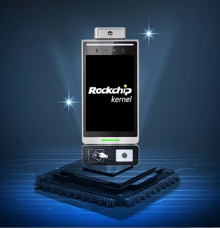 Free API Rockchip Rk3568 Face Access 8-Inch Touch Screen Android Bare Machine Face Reader with Qr and Ncf Card Reader