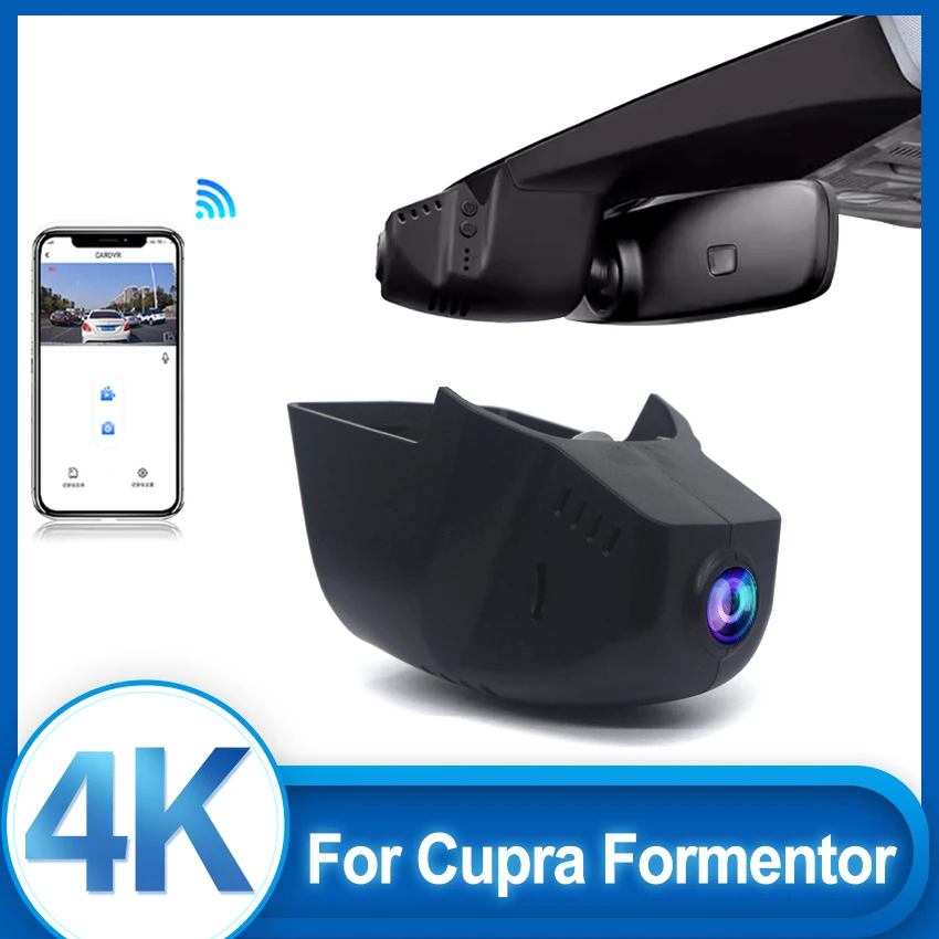Car Dash Camera 4K 2160P DVR Video Recorder For Volkswagen Arteon 2017 2020 2021 2022 2023 2024 Plug and Play WIFI DashCam