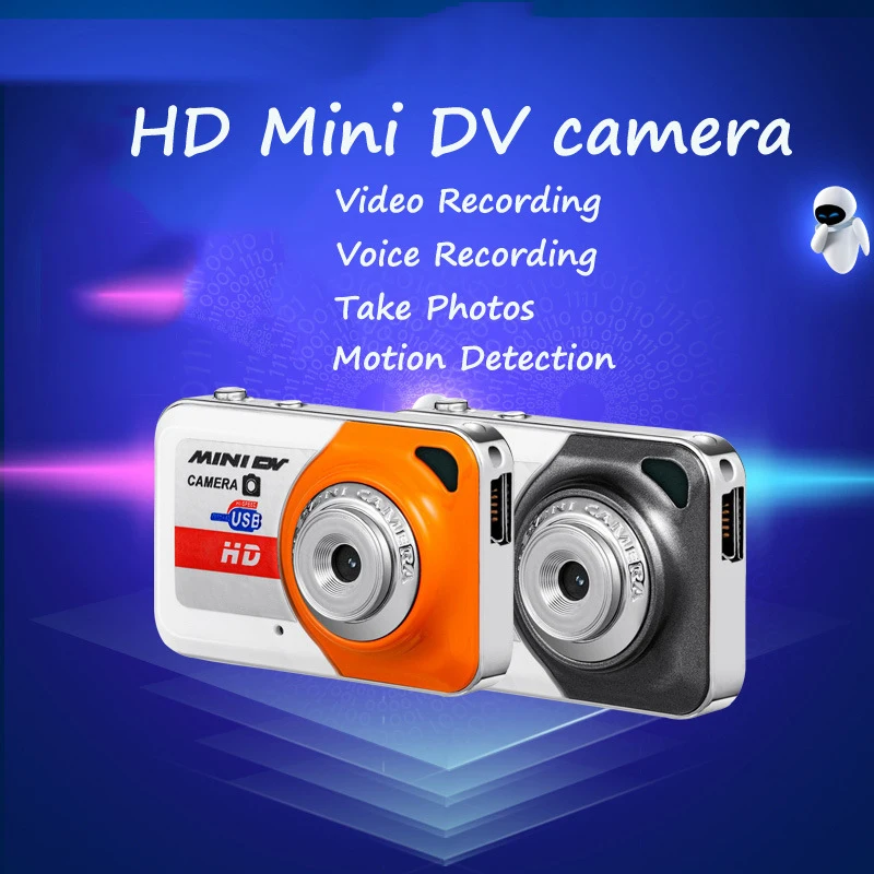 Mini Digital Camera Ultra Mini HD High Denifition DV Support 32GB TF Card with Mic USB Flash Drive for Camera