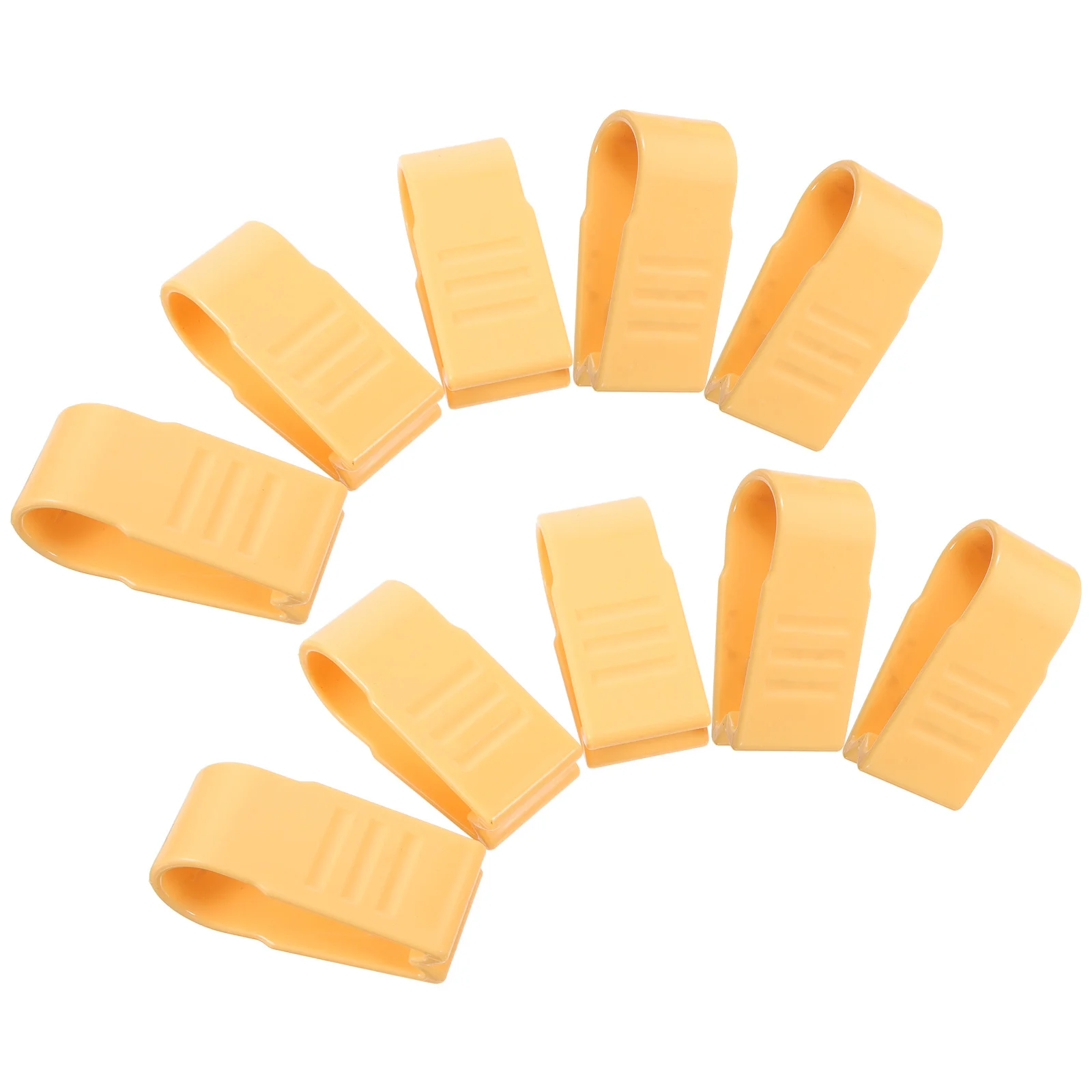 10Pcs Quilt Cover Fixed Clips Anti-Slip Bed Sheet Holder Strong Elasticity Suitable for All Bedding Types Yellow