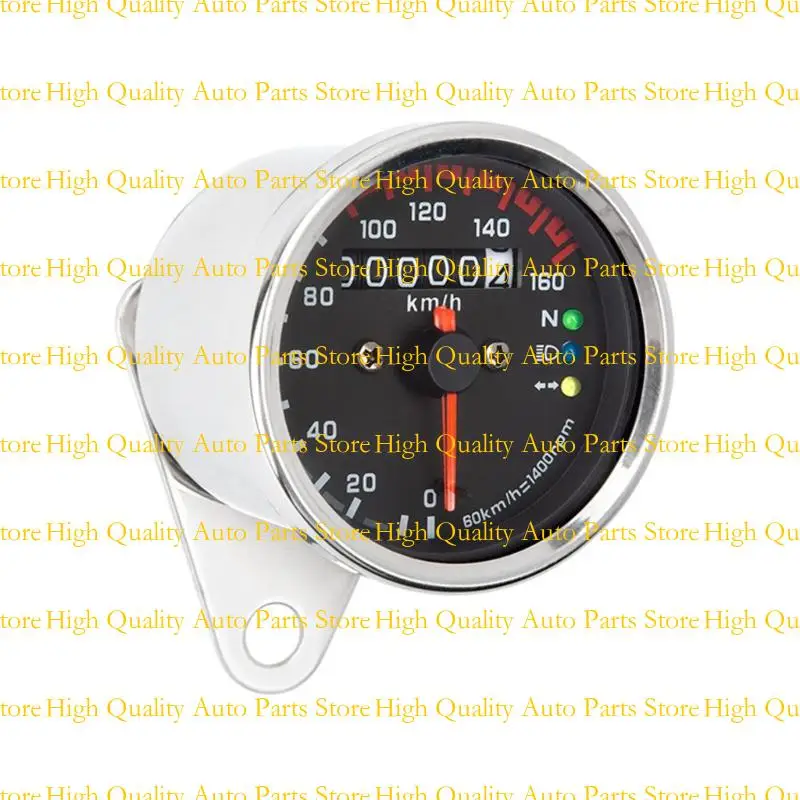

G7NA Motorcycle Backlit Steel & Glass Odometer Gauge with Easy Installation Waterproof Motorcycle Gauge Upgrades for Bikes