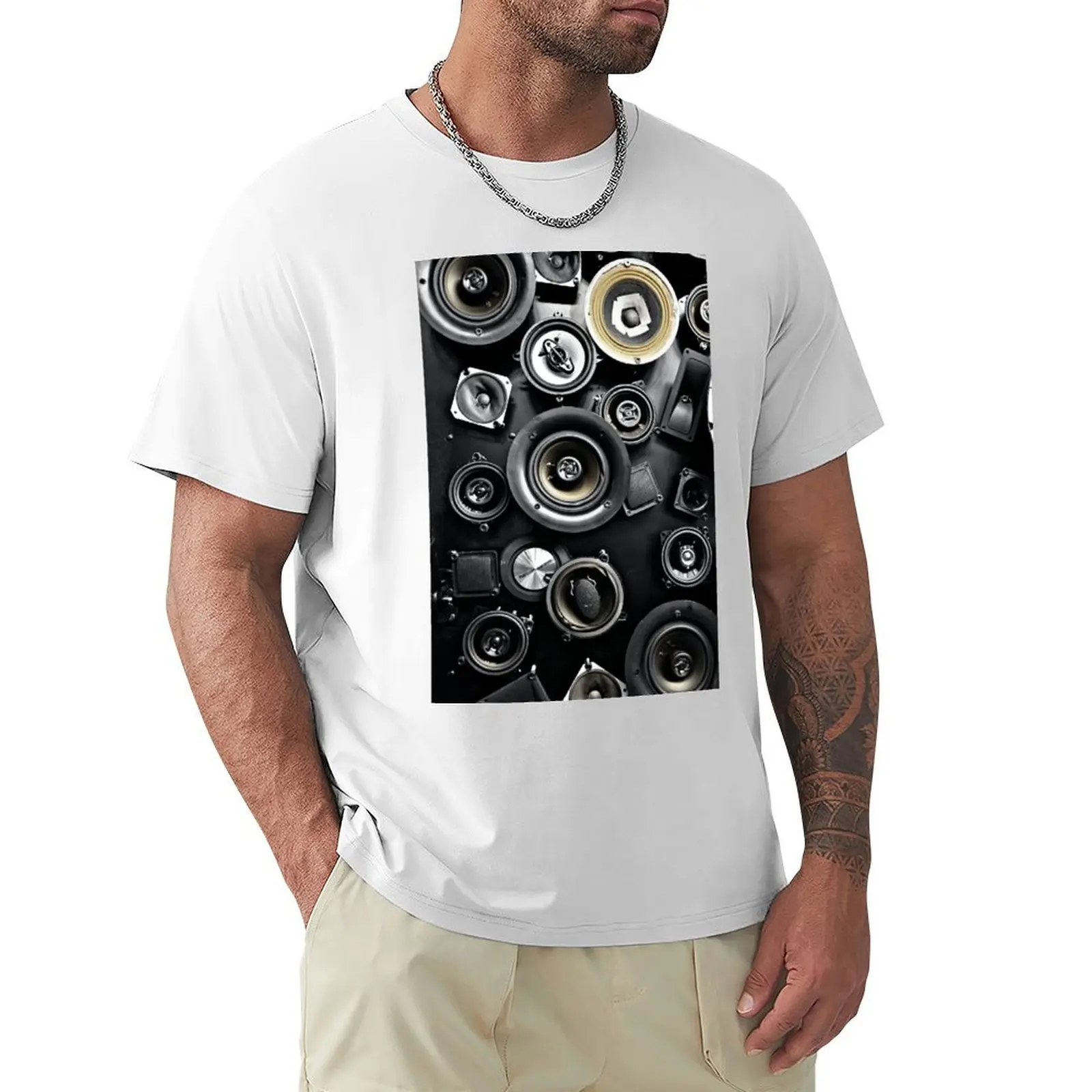 

Speakers T-shirt new edition heavyweights blanks men clothings