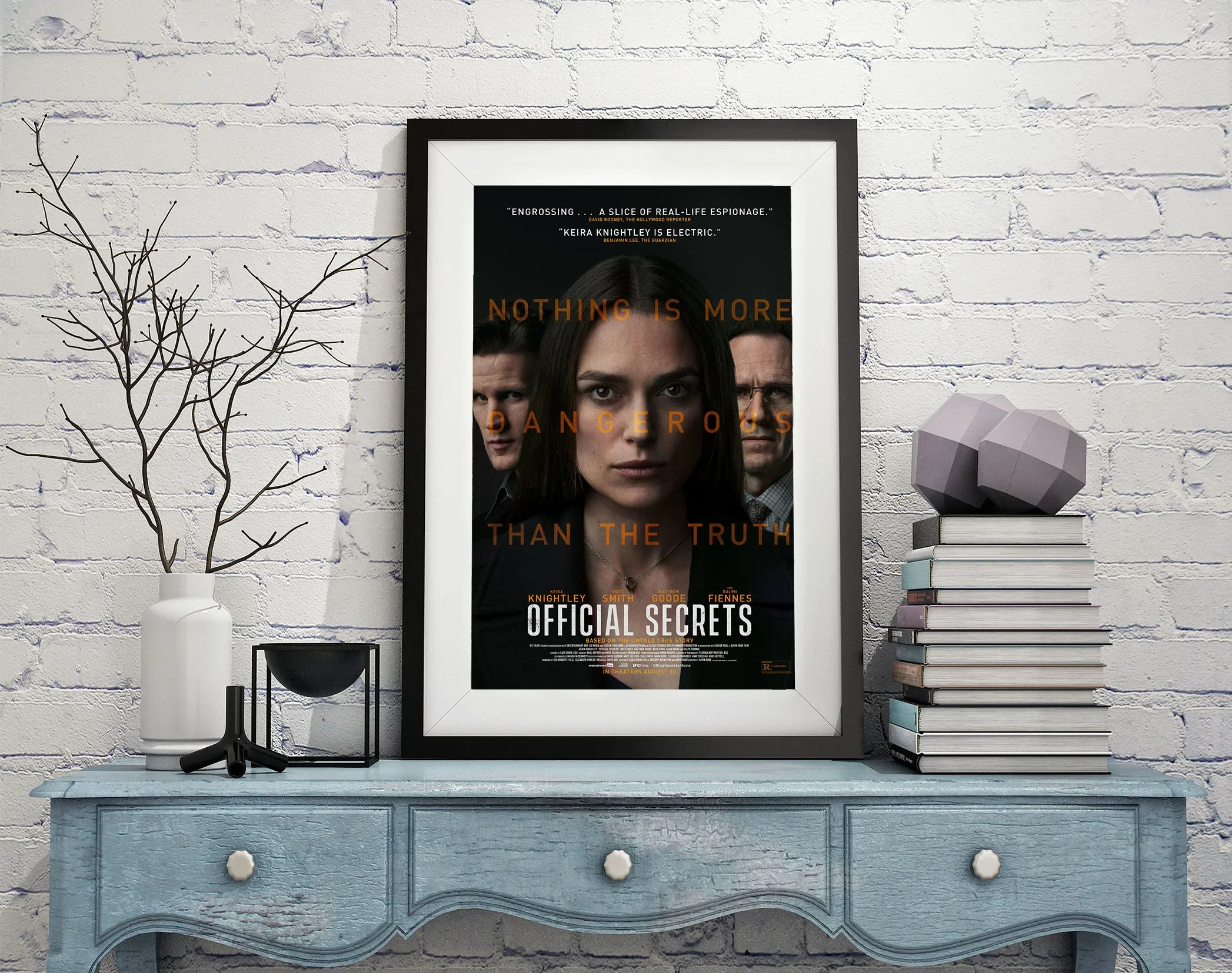 D0933 Official Secrets Movie Silk Fabric Poster Art Decor Indoor Painting Gift