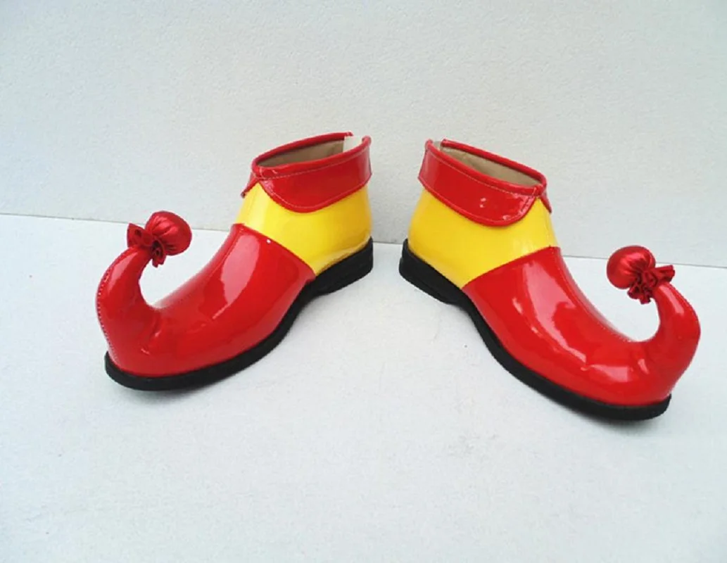 Magic Horn Shoes Clown Shoes Role Play Costume Dress Up Carnival Party Clown Cosplay Accessories Funny Shoes Halloween Shoes New
