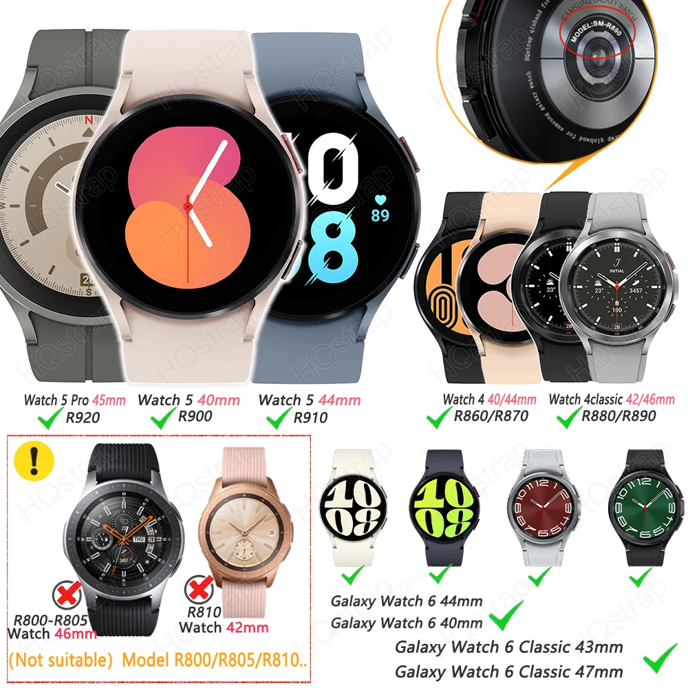 Stainless Steel Strap for Samsung Galaxy Watch 6 Classic 47mm 43mm Milanese Band for Samsung Watch 5 4 6 40mm 44mm Pro Watchband