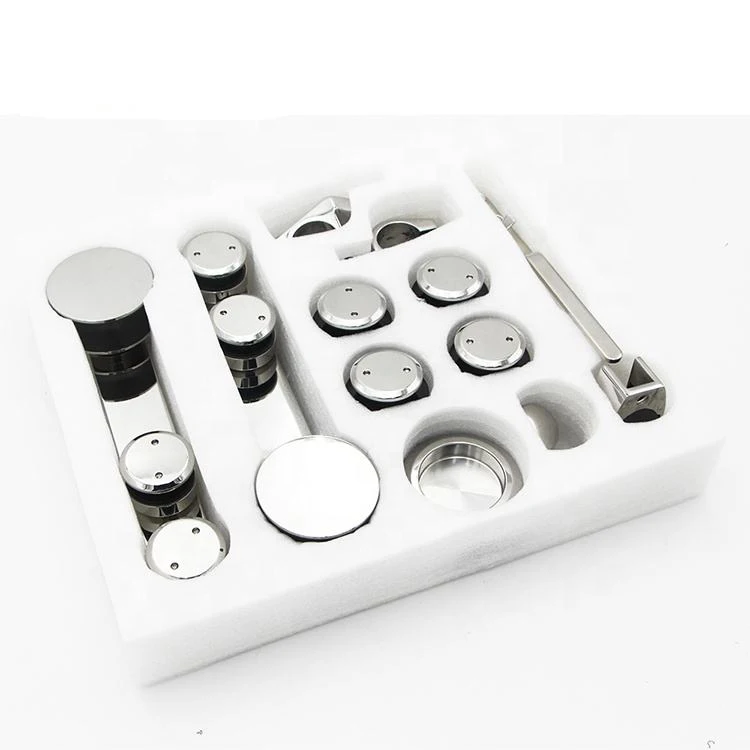 

Hot Selling Shower Room Hardware Hotel Bathroom Stainless Steel Shower Door Sliding Glass Accessories