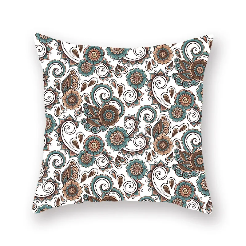 Decorative Throw Pillows Case Mandala Sun Moon Geometric Sofa Cushion Cover Cojines Decorativos Para Sofa Pillowcase 45x45cm