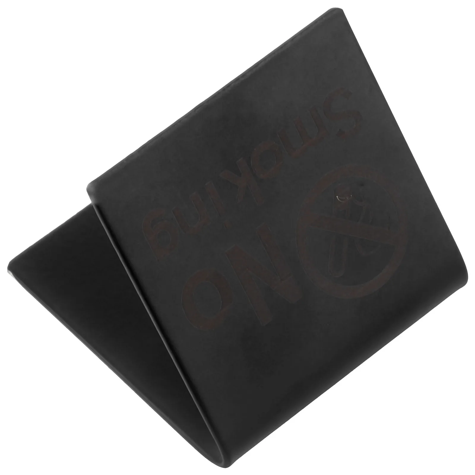 

No Smoking Table Sign Stainless Steel Indoor Public Tabletop Sign Board Smoking Prohibited Indicator for Restaurant