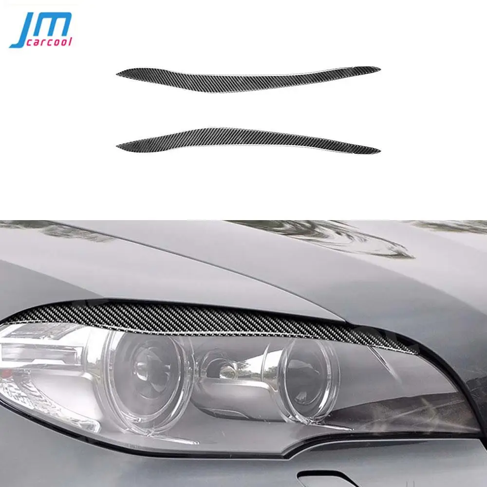 

Carbon Fiber Front Bumper Lip FogLamp Eyebrow Car interior Decoration For BMW X5 E70 2010 2011 2012