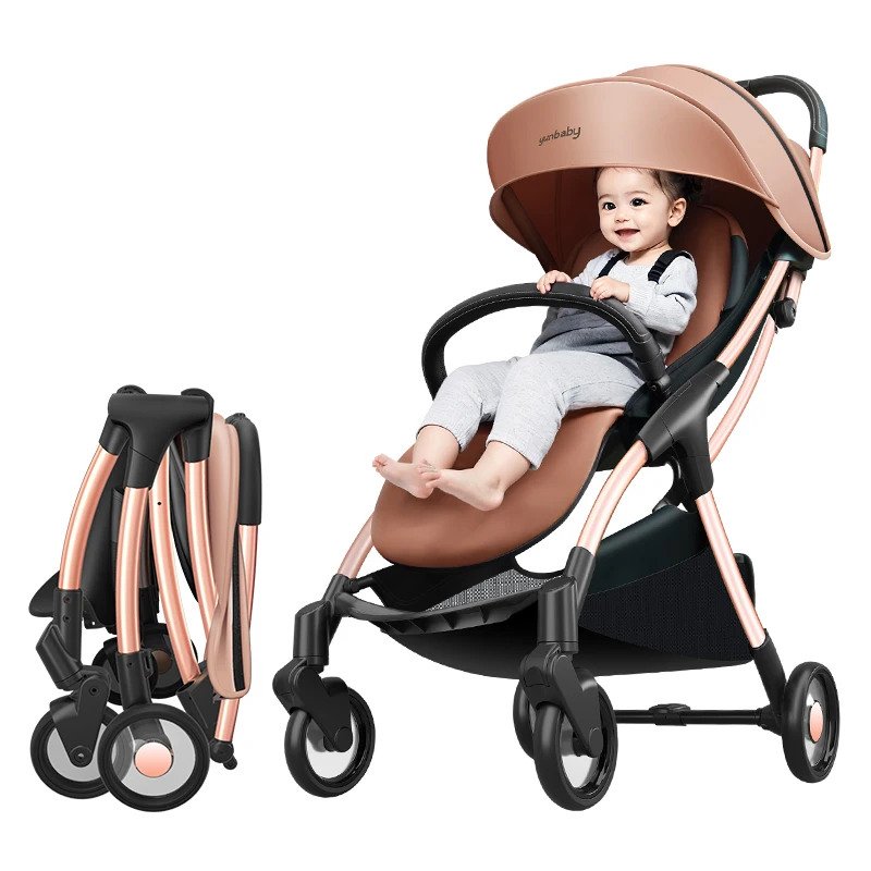 Quick folding stroller for 0-36M baby  can support the car seat MAXI-COSI