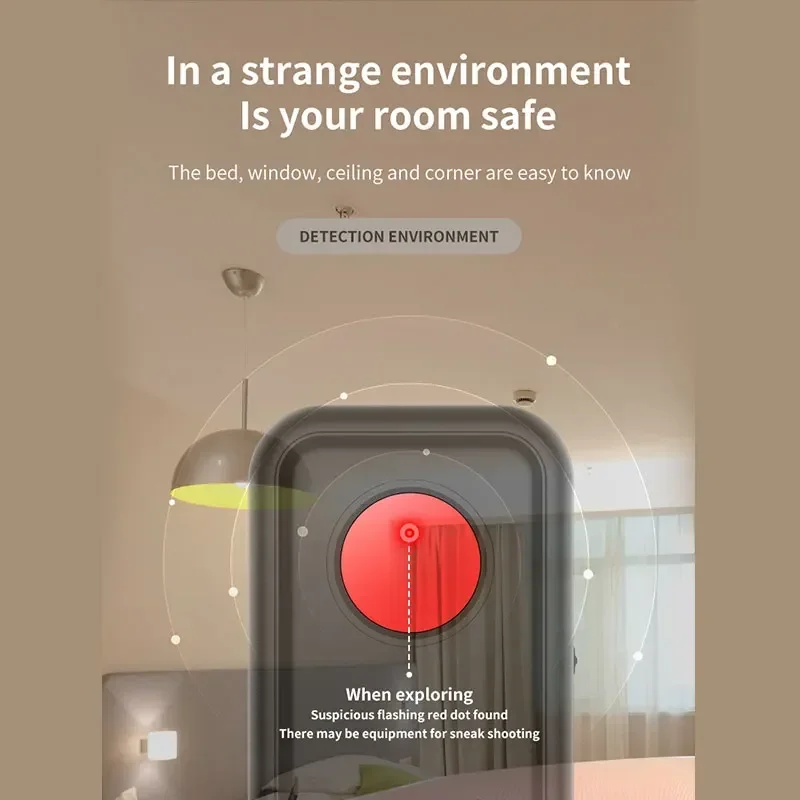 Мини-детектор, анти-Candid, объектив камеры, радиочастотный светодиодный инфракрасный сигнальный сканер