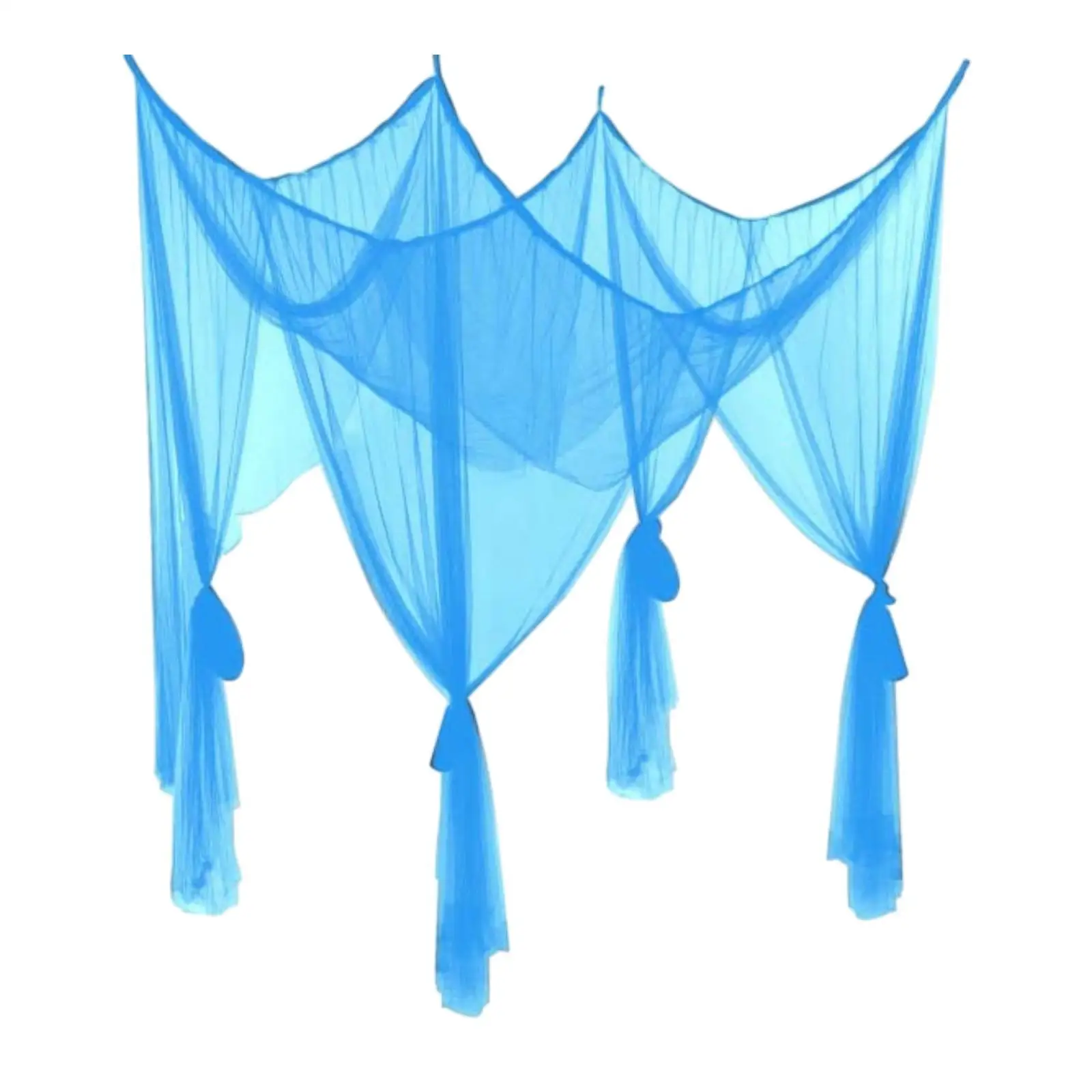 4 Corner Post Bed Canopy Net Netting Bed Tent Canopy Bed Curtains Hanging Bed